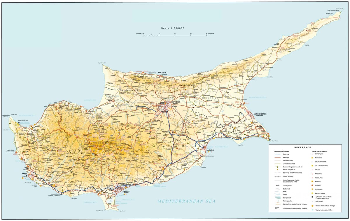 Χάρτης του ε4 Κύπρου
