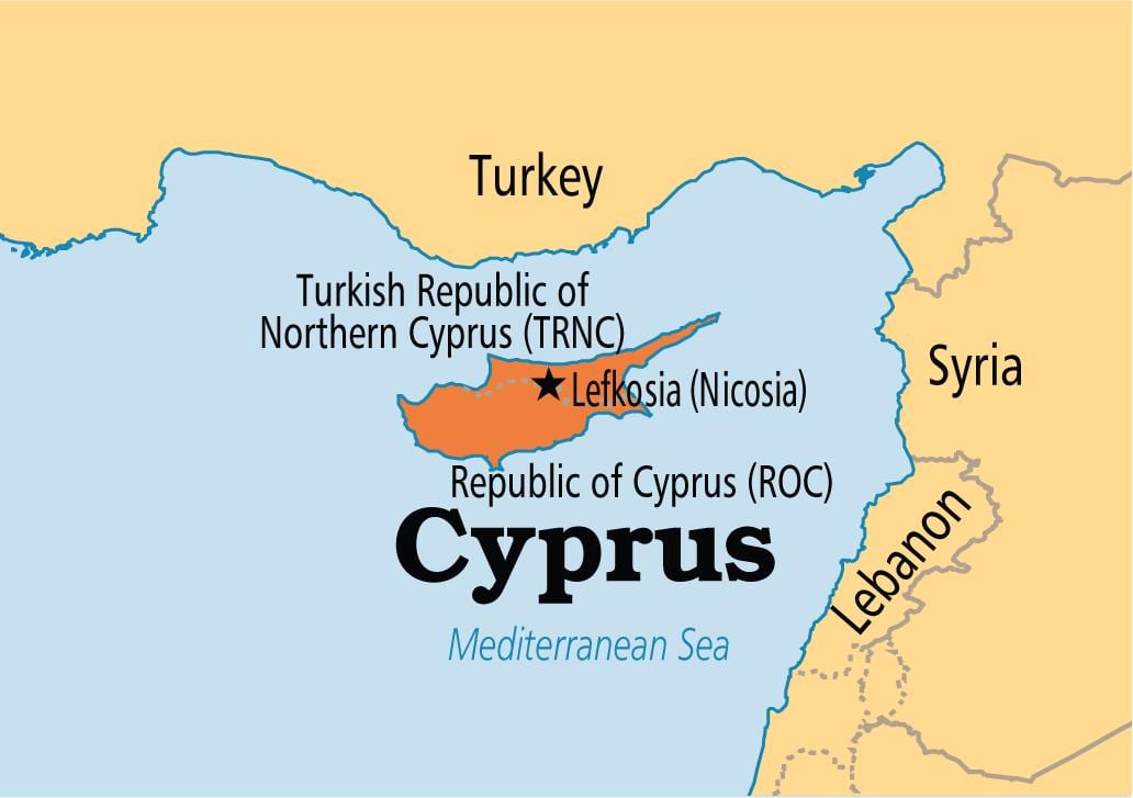 Κυπριακή δημοκρατία χάρτης