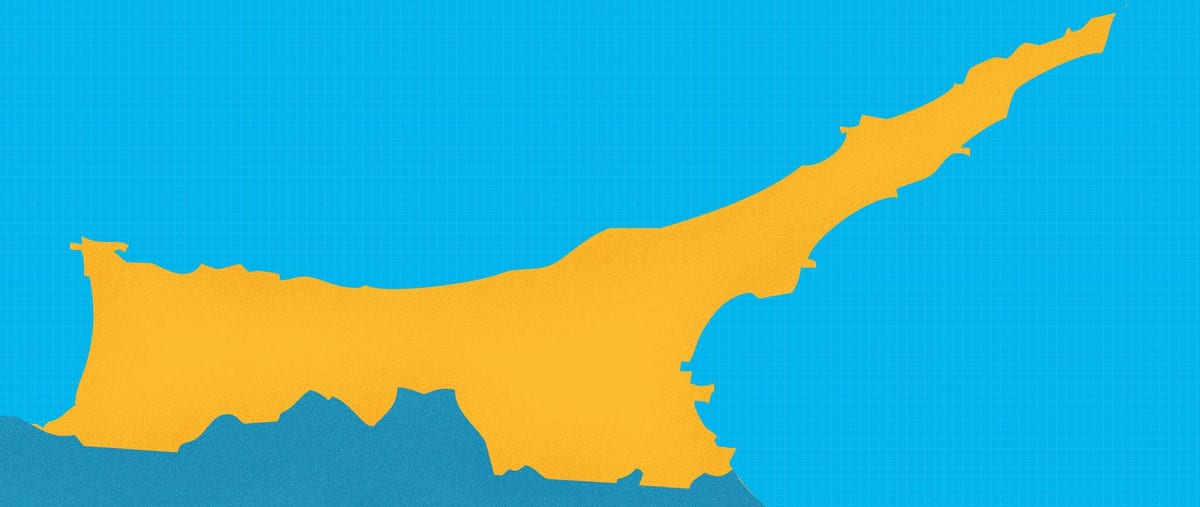 Χάρτης της βόρειας Κύπρου resorts