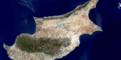 Κύπρος χάρτης δορυφορική