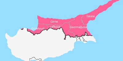 Χάρτης της Κύπρου χωρίζεται