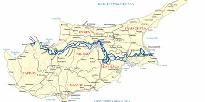 Χάρτης της Κύπρου offline