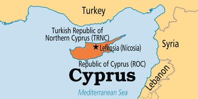 Κυπριακή δημοκρατία χάρτης