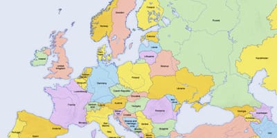 Χάρτη της Κύπρου και τις γύρω χώρες